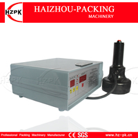 HZPK ręczna szklana butelka z tworzywa sztucznego folia aluminiowa ciągłe uszczelnienie indukcyjne na proszek medyczny zgrzewarka do pakowania czapek 4